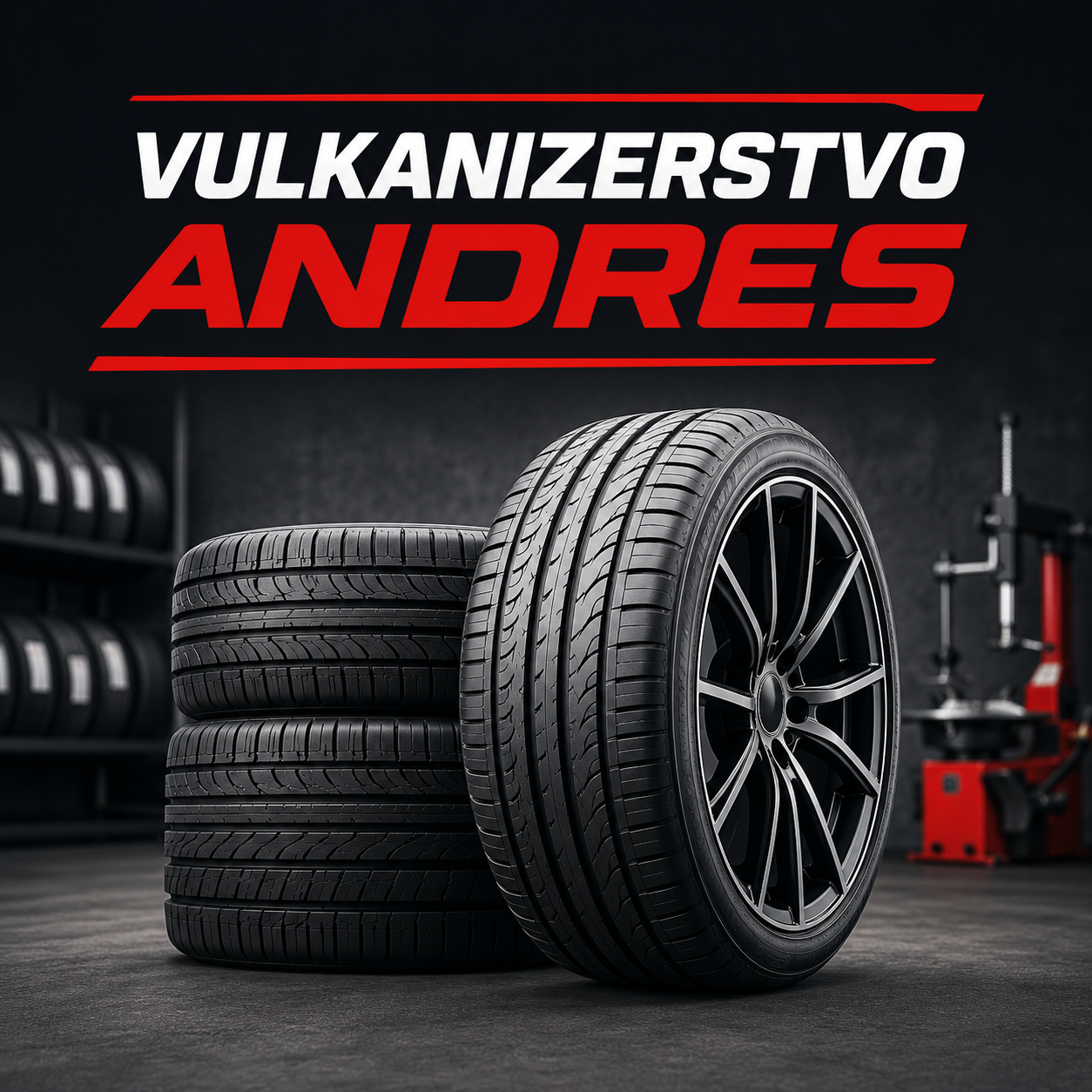 Delavnica Vulkanizerstvo Andres — pnevmatike in montaža na Jesenicah
